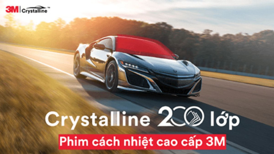 Dán phim cách nhiệt 3M Crystalline tại Nha Trang chính hãng